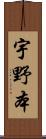 宇野本 Scroll