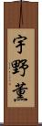 宇野薫 Scroll