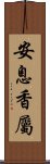 安息香屬 Scroll