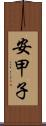 安甲子 Scroll