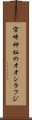宮崎神社のオオシラフジ Scroll