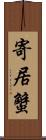 寄居蟹 Scroll