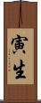 寅生 Scroll