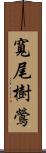 寬尾樹鶯 Scroll