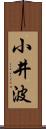 小井波 Scroll