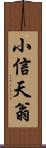 小信天翁 Scroll