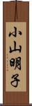 小山明子 Scroll