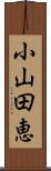 小山田恵 Scroll