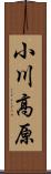 小川高原 Scroll