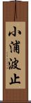 小浦波止 Scroll