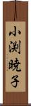 小渕暁子 Scroll