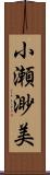 小瀬渺美 Scroll