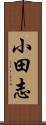 小田志 Scroll