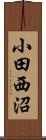 小田西沼 Scroll