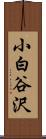 小白谷沢 Scroll