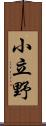 小立野 Scroll