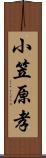 小笠原孝 Scroll