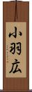 小羽広 Scroll