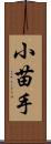 小苗手 Scroll