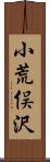 小荒俣沢 Scroll