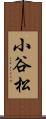 小谷松 Scroll