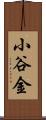 小谷金 Scroll