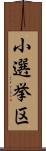 小選挙区 Scroll