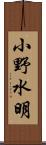 小野水明 Scroll