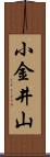 小金井山 Scroll