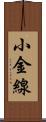 小金線 Scroll