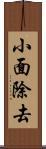 小面除去 Scroll