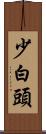 少白頭 Scroll