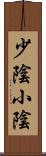 少陰;小陰 Scroll