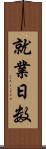 就業日数 Scroll