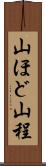 山ほど Scroll