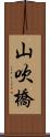 山吹橋 Scroll