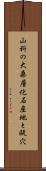 山科の大桑層化石産地と甌穴 Scroll