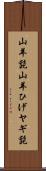 山羊髭 Scroll