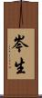 岑生 Scroll