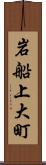 岩船上大町 Scroll