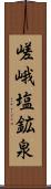 嵯峨塩鉱泉 Scroll