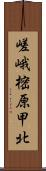 嵯峨樒原甲北 Scroll