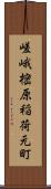 嵯峨樒原稲荷元町 Scroll