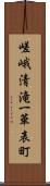 嵯峨清滝一華表町 Scroll