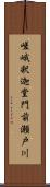 嵯峨釈迦堂門前瀬戸川 Scroll