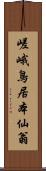 嵯峨鳥居本仙翁 Scroll