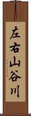 左右山谷川 Scroll