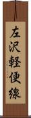 左沢軽便線 Scroll