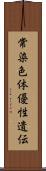 常染色体優性遺伝 Scroll