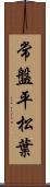 常盤平松葉 Scroll